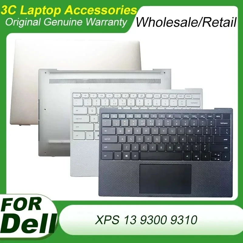 

Оригинальный ЖК-дисплей для ноутбука XPS 13 9300 9310, задняя крышка, верхняя часть упора для рук, верхняя крышка клавиатуры, замена нижнего корпуса 0Y75C4 0GT8XM
