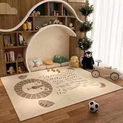 Vikama Children's Room Cartoon Carpet Non-Slip Bedroom Bed Blanket Learning Reading Area Living Room Carpet Home Decor