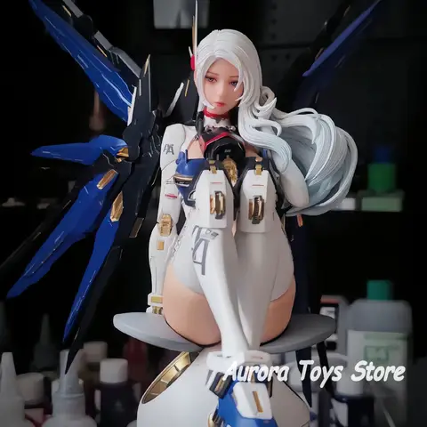 36cm Anime Figure Mobile Suit Girl Figure GUNDAM Girl Figure Action Figures Pvc Statue Collection Model Toys Gifts