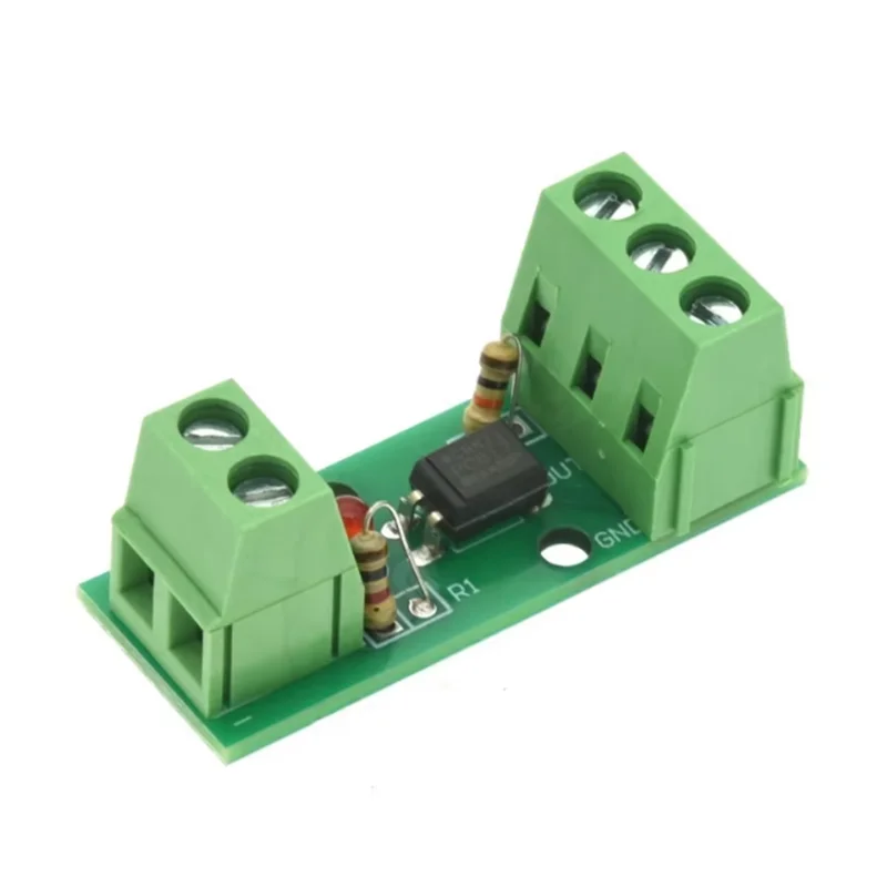 1-3PCS 1Channel Way Optocoupler Isolation Module PC817 3V-5V 12V 24V Photoelectric Isolator Rail Holder PLC Drive Motor Board