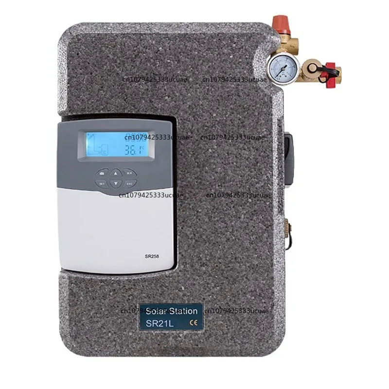 SR21L Dual Pipeline Solar Pump Station. Pump + optional controller for solar hot water.