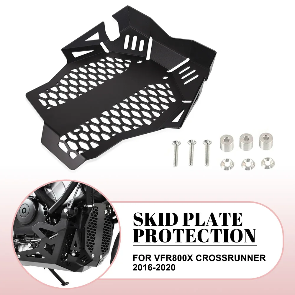 

For HONDA VFR800X Crossrunner 2016 2017 2018 2019 2020 Under Engine Chassis Bottom Protection Belly Pan Skid Plate Cover Guard