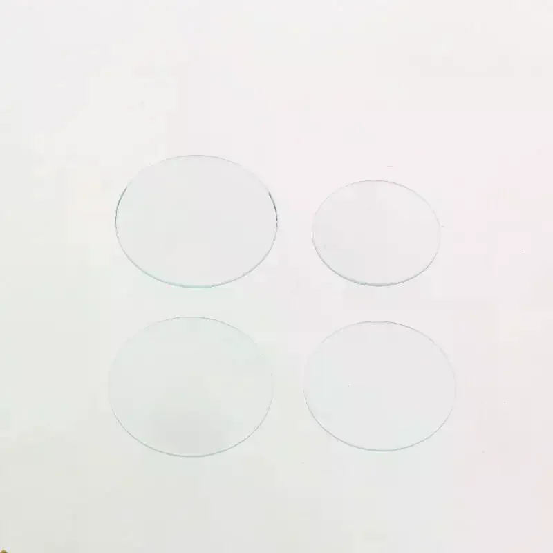 2Pcs Thickness 1mm Round Watch Crystal 27mm To 38.5mm Watch Glass Replacement Glasses Lens Flat Mirror Watch Repair Tool Part