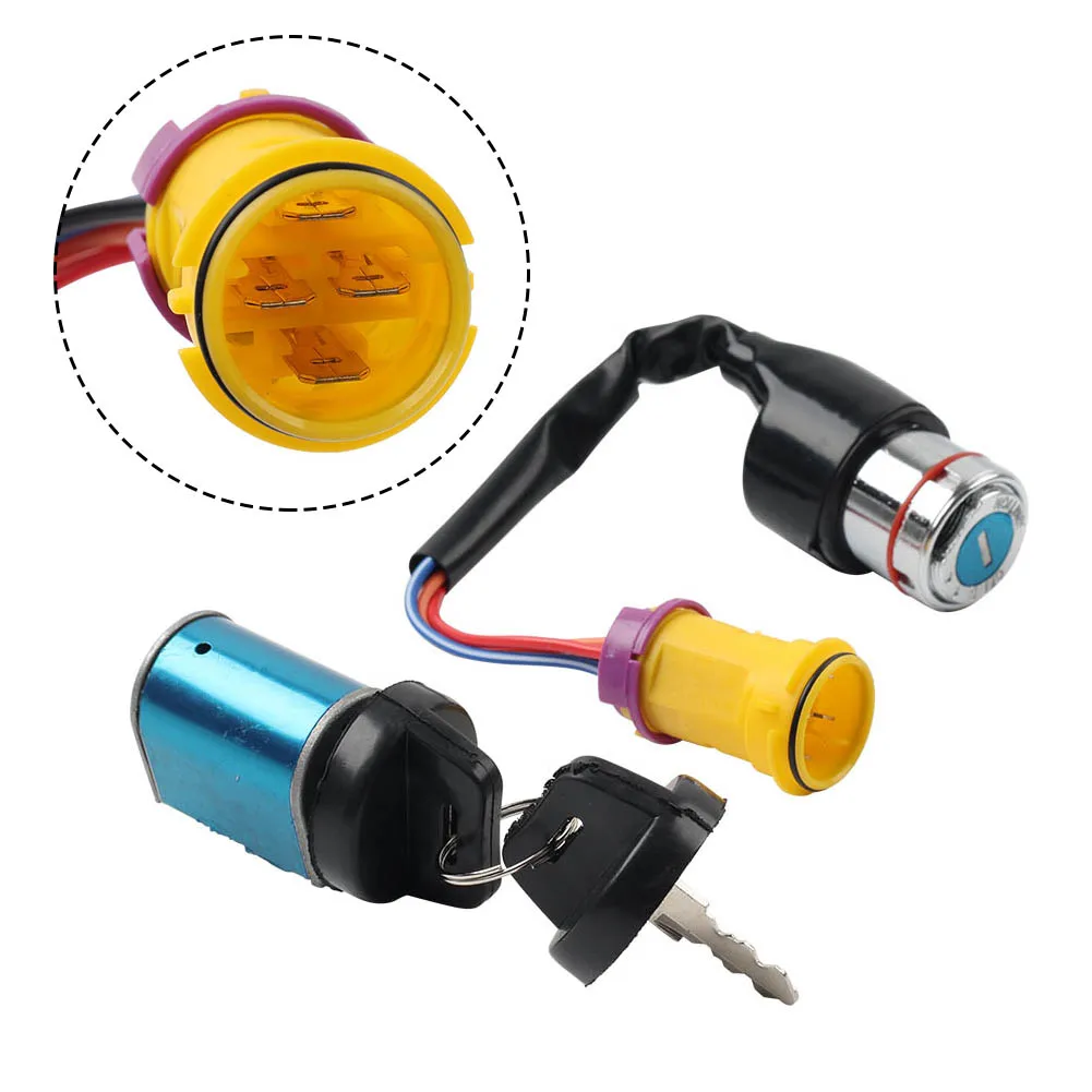 Motorbike Ignition Switch w/ Keys For BUYANG Linhai 260cc 300cc 400cc