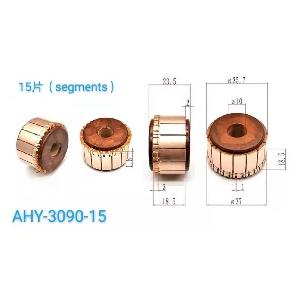 35.7*10*18.5*15P Commutator Ahy-3090-15