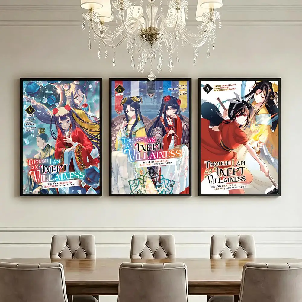Though I Am an Inept Villainess Poster HD Poster High End Luxury Home Decoration Suitable for Living Room Bedroom Corridor