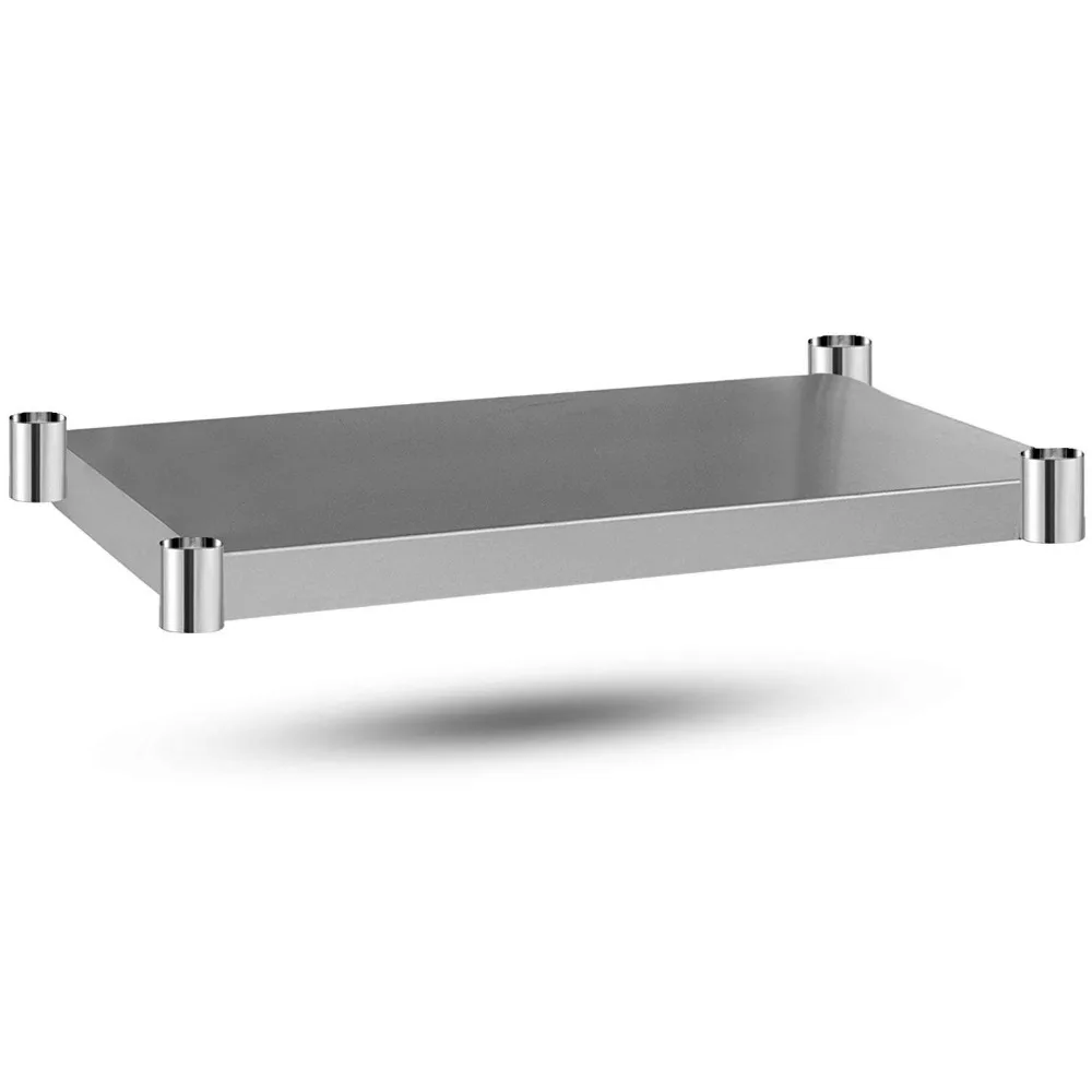 

Galvanized Under Shelf for Work Tables - Extra Adjustable Lower Shelf for 24" x 48" Stainless Steel and Wooden Worktables