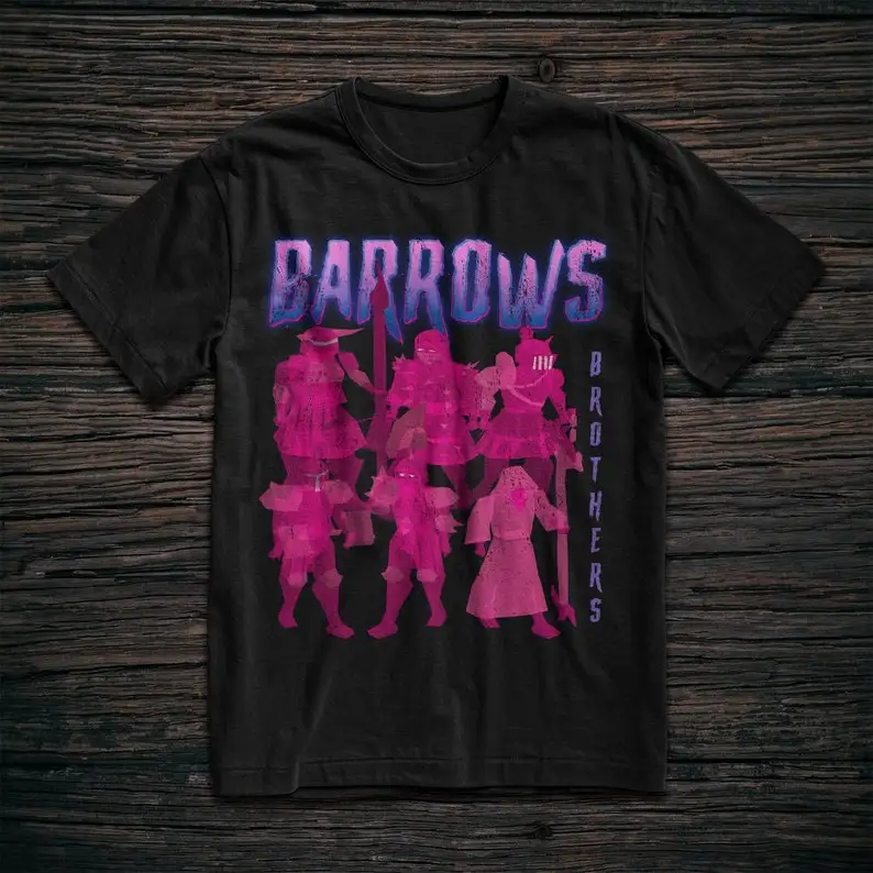 Barrows Runescape Unisex Tee - OSRS Dungeon Boss Gaming Gift Shirt