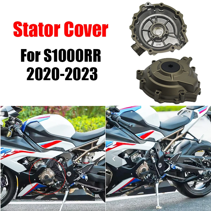For BMW S1000RR S1000 2020-2023 Engine Stator Cover Crank Case Housing  Alternator Replacement Part Motorcycle