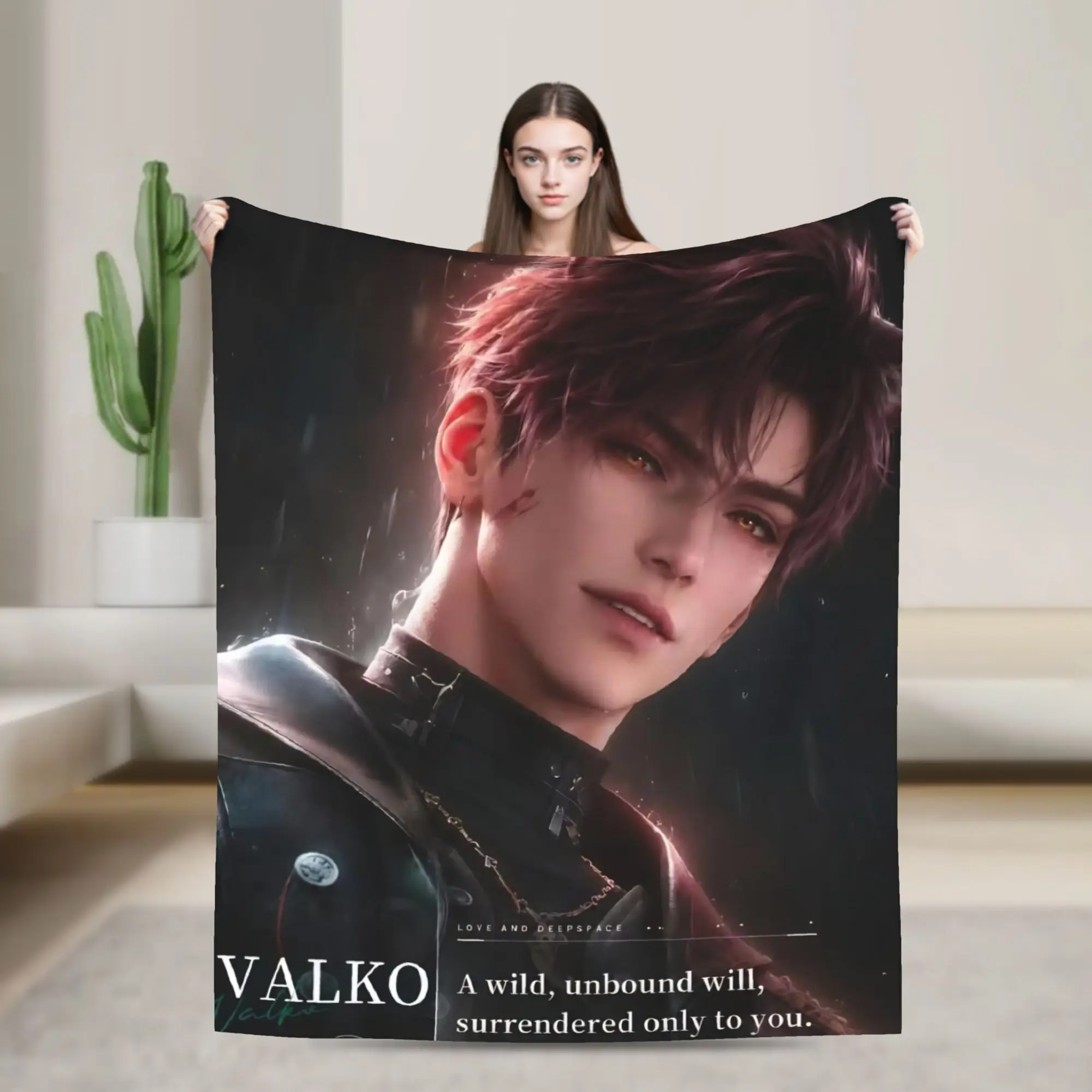 Love and Deepspace Valko Blanket Multiple Sizes Super Soft Cozy  Throw Blankets for Sofa Couch and Bed