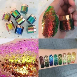 New Glitter gel Children's Stage Makeup Sparkling Atmosphere Colored Painting Chameleon Gel Sequins Body Paint Item Carnival