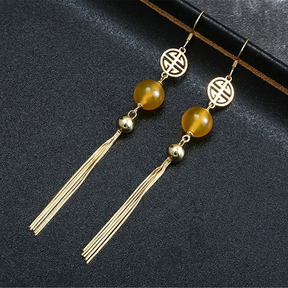 Sterling zilveren oorbelbasis voor 8-10 mm ronde kralen Vergulde 925 zilveren oorbelcomponenten met kwastjes