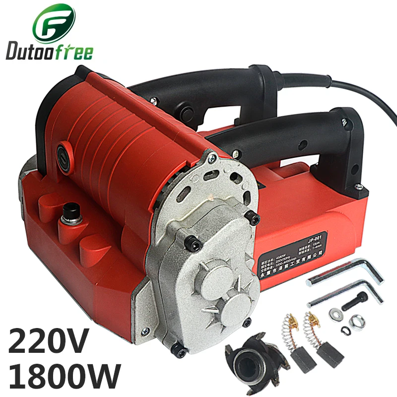 1800W 220V Wall Planing Machine Rough Planing Machine Old Wall Renovation Putty No Dead Corners No Dust Wall Shoveling Machine