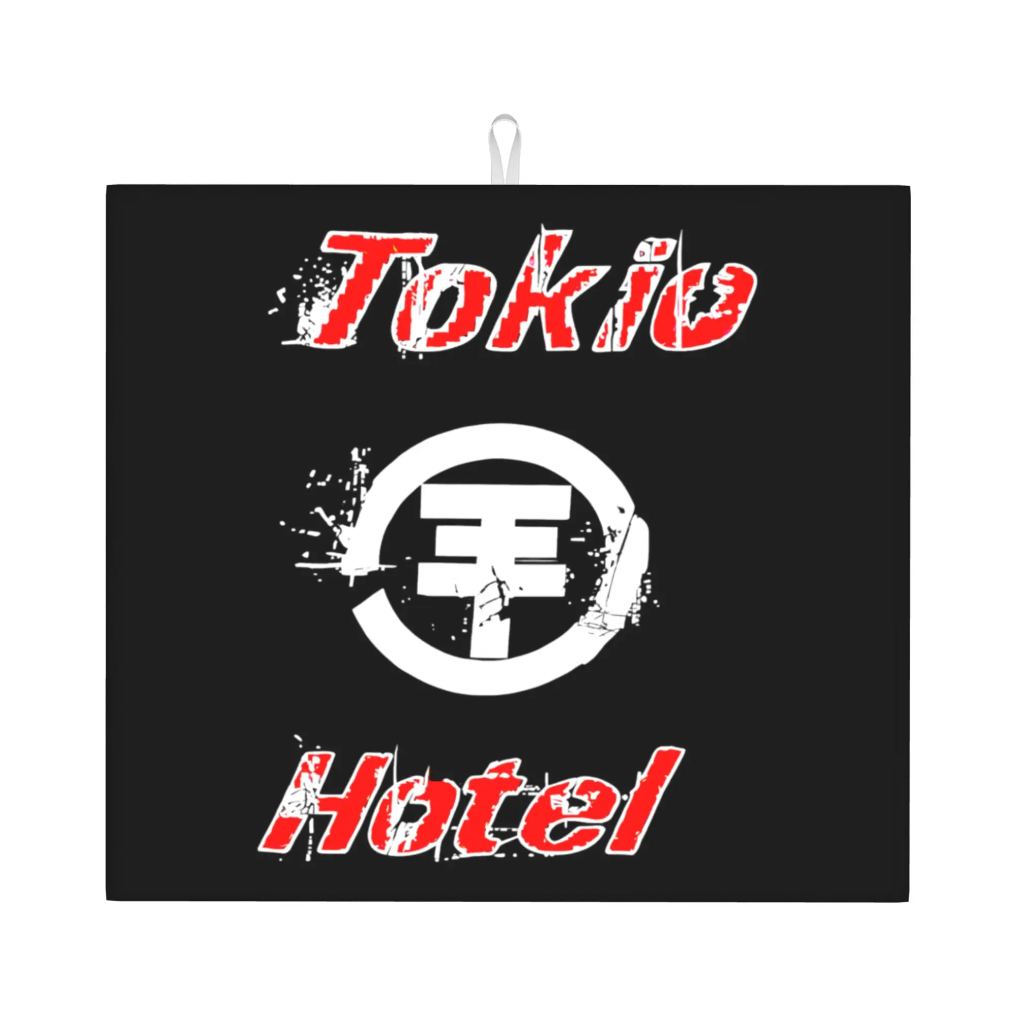 Tokio Hotels Heavy Metal Pop Rock Non‑Slip Waterproof Absorbent Barware Tableware Oil Proof Reusable Drying Mat For Kitchen