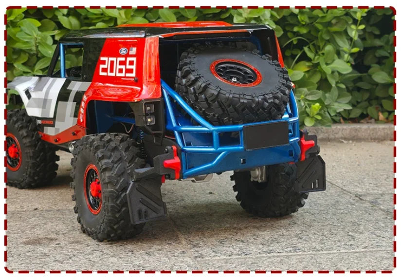 RC Upgrade Simulated Fender Mud Flap Non Destructive Installation For MJX H8P 1/8 Crawler Custom Modified Upgrade Parts