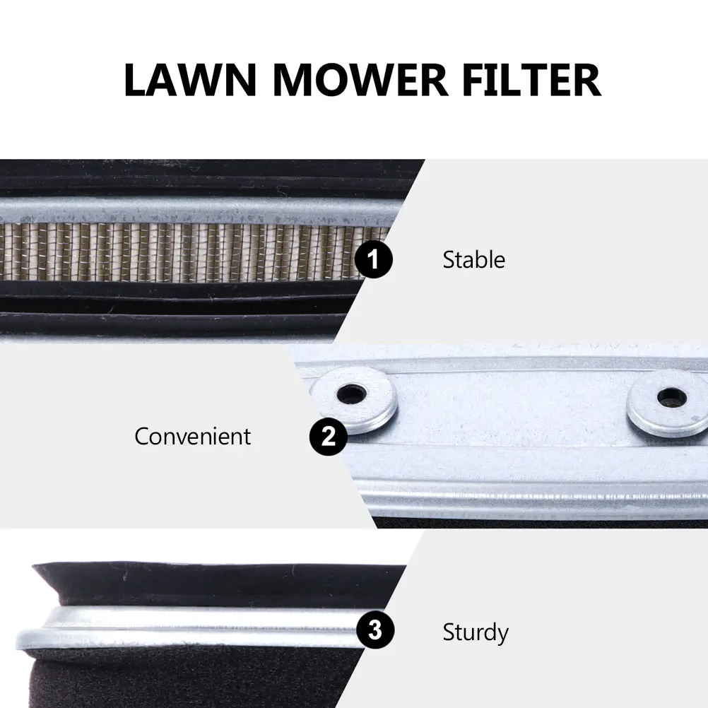 

Lawn Mower Air Filter Cartridge Sponge Replacement Durable Long Lasting Use Prevents Contaminants Increases Performance Gain