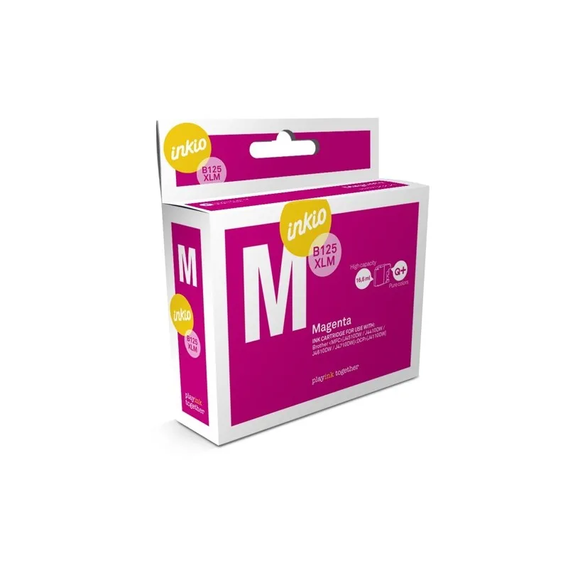 Alternative ink cartridge Brother MAGENTA B125XLM, replaces a LC125XLMBP CBLC125XLMC 8400250029875 imprimirbien.com