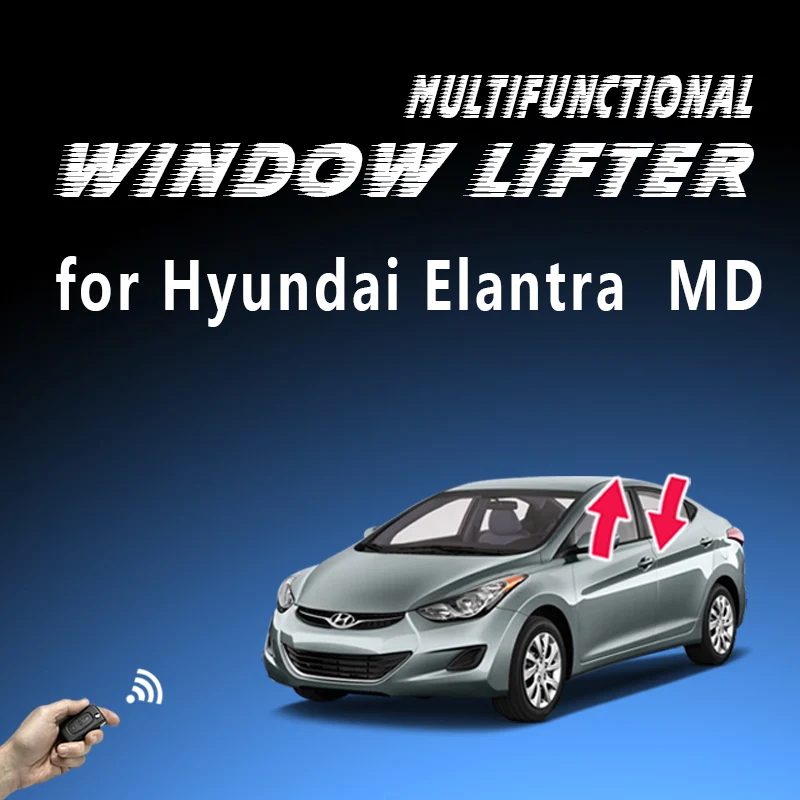 لسيارة Hyundai Elantra MD لنوافذ السيارة، أنظمة أقرب، نافذة إغلاق وإغلاق وفتح ملحقات سيارة Windows #1