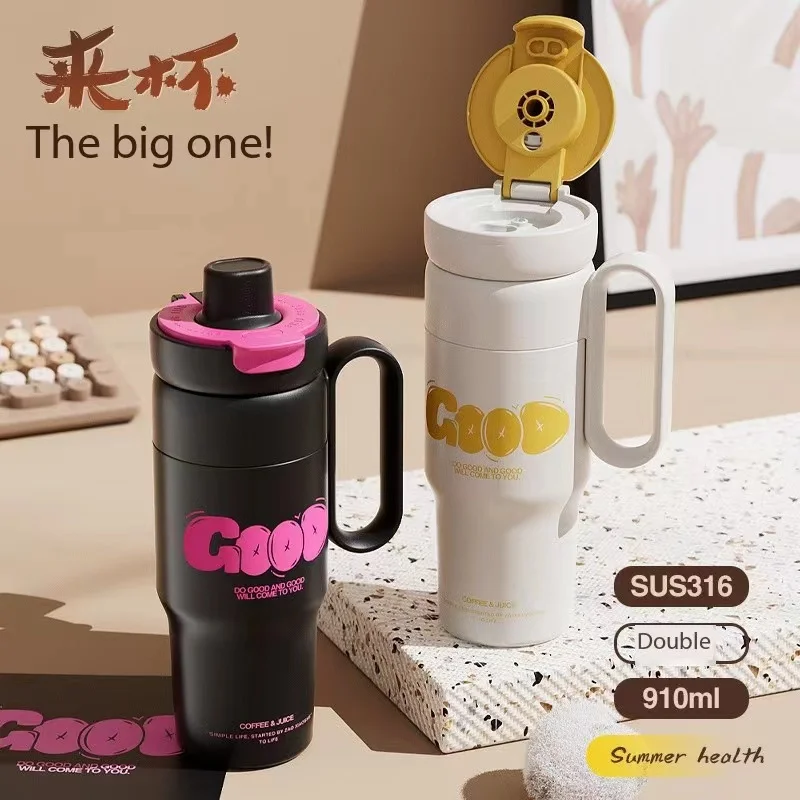 600ml Stainless Steel Water Bottle Portable Kettle Car Cup Outdoor Coffee Mug Thermal kettle