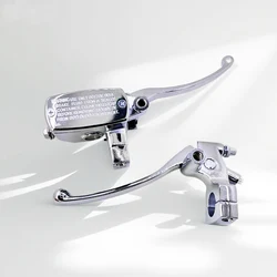 Chrome Universal 25MM Motorcycle Brake Clutch Master Cylinder Levers For Honda NV600 Shadow 750 Steed 400 VF750 CD Magna Deluxe