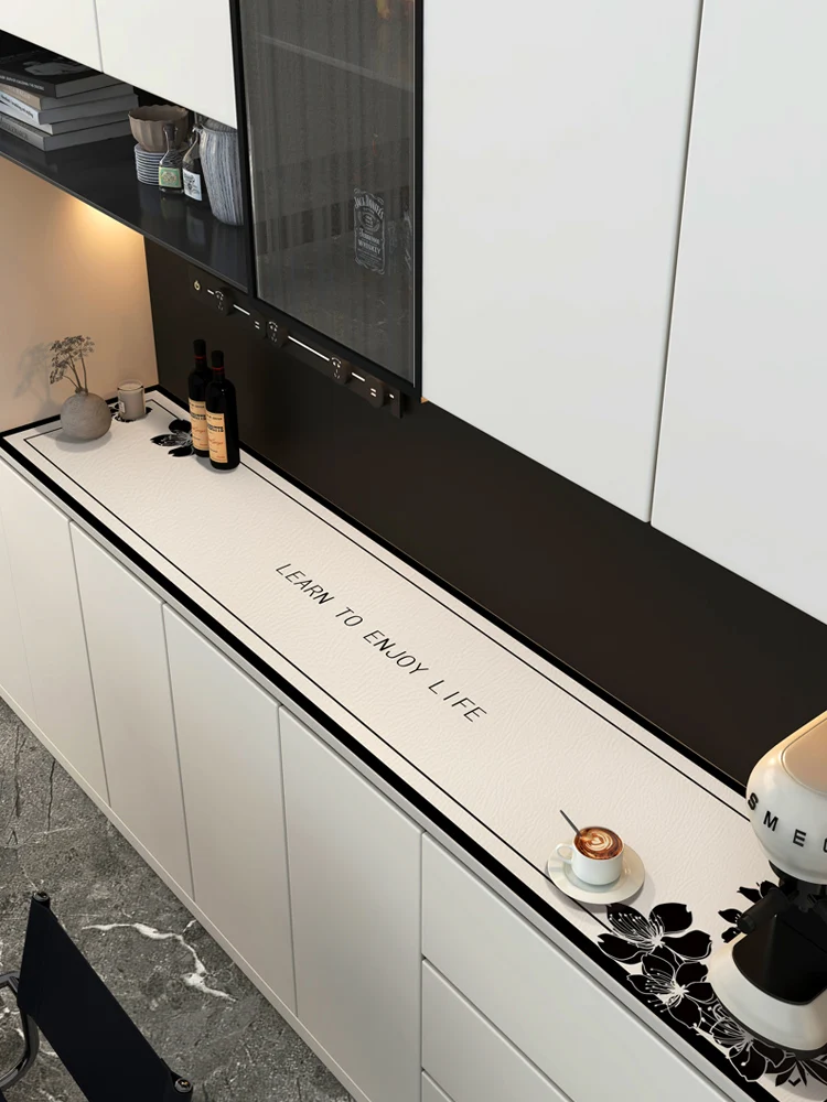 

Водонепроницаемый кожаный коврик для стола, настраиваемая защитная подкладка для обеденного стола, буфета, тумбы и барной стойки