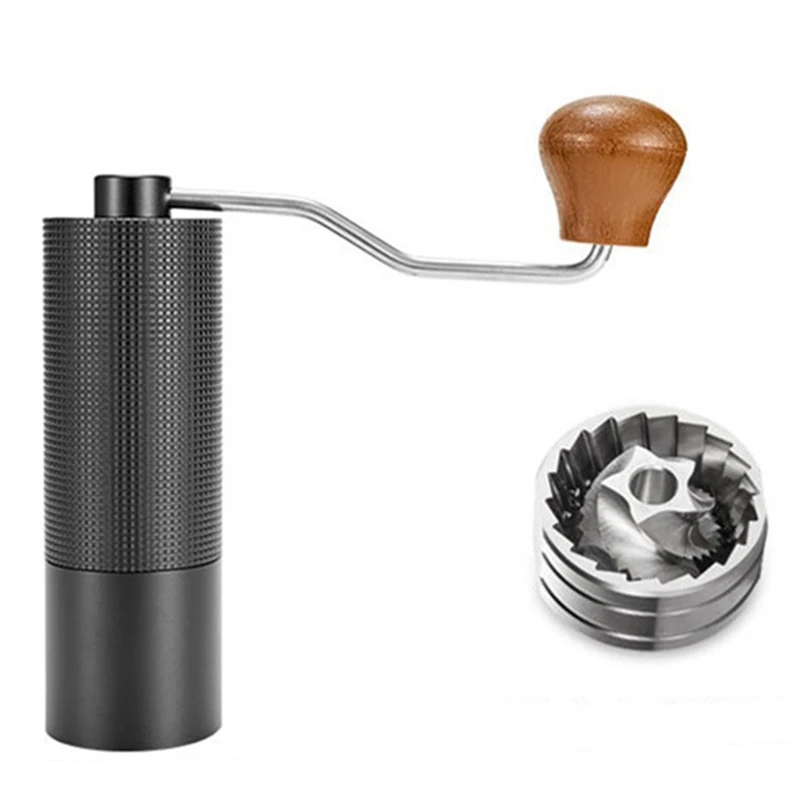 

Manual Coffee Grinder Hand Adjustable Steel Core Burr For Kitchen Portable Hand Espresso Coffee Milling Tool 5 Stars