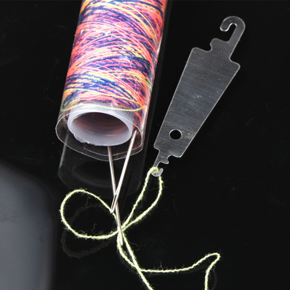 

30pcs Needle Stainless Steel Self Threading Needle Crochet Hook Sewing Tool Wire Loop Handmade Crafts Accessories