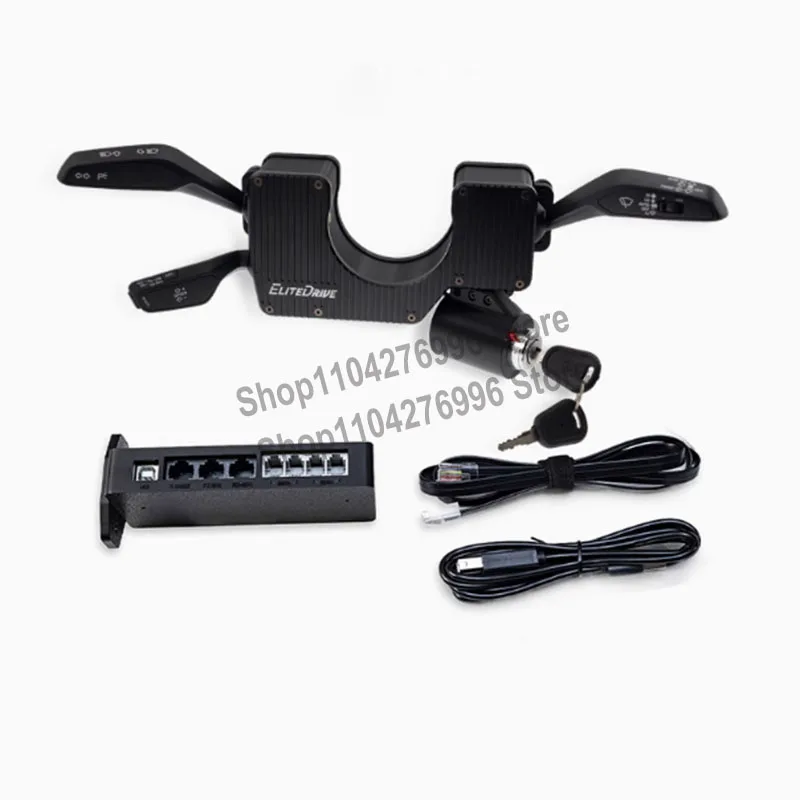 Sim Racing V8M-3D Printed Alloy Shell Euro Truck 2 Simulator The Wiper Turn Signal Module Is Used For FANATE Thrustmaster MOZA