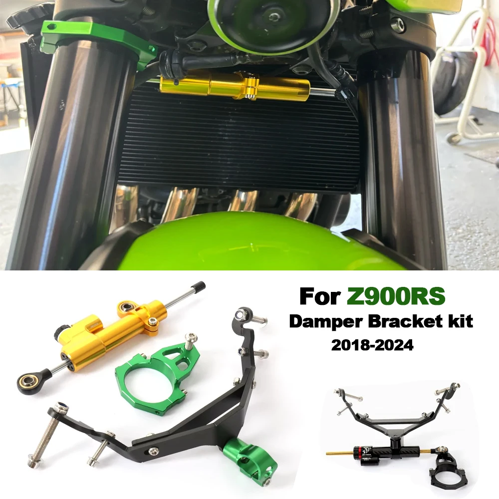 

For Kawasaki Z900RS Z 900RS 2018-2024 NEW Motorcycle Accessories Steering Damper Bracket Mounting Kit