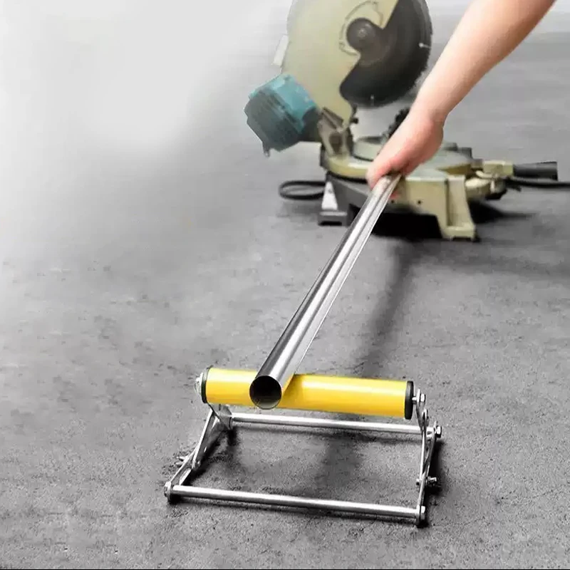 

Роликовая подставка для настольной пилы, опорное крепление для режущего станка, складная регулируемая стальная опорная рама для деревообработки 55-135 мм