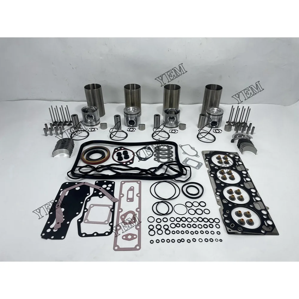 

New B4.5 Cylinder Overhaul Liner Kit With Piston Ring Full Gasket Set Bearings For Cummins Excavator Diesel Engine.