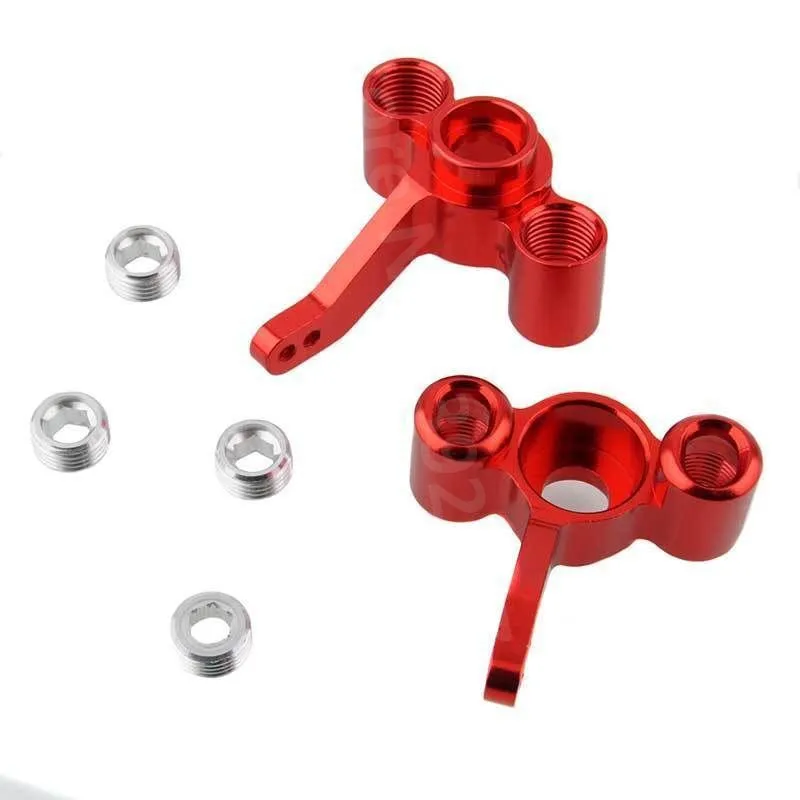 2P For FS Racing 511484 Aluminum Steering Hub Carrier(L/R)(Al.) 1/10 RC Car Remote Control Car Monster Truck Upgrade Parts Metal