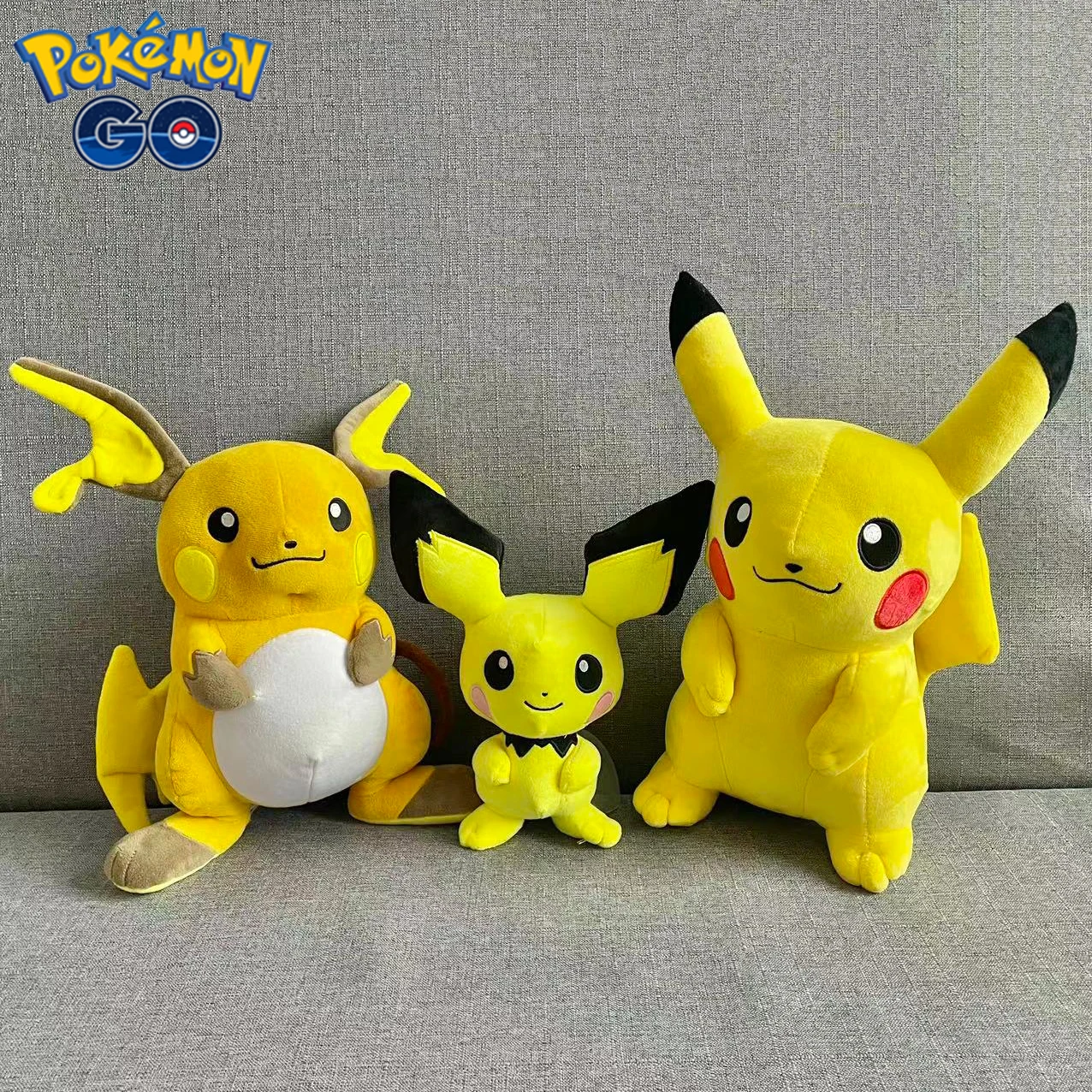 Neue Pokemon ausgestopfte Anime Pichu/Pikachu/Raichu Plüsch tier Kawaii Cartoon & süße Puppe Schlaf kissen Geburtstags geschenke Mädchen Zimmer Dekor