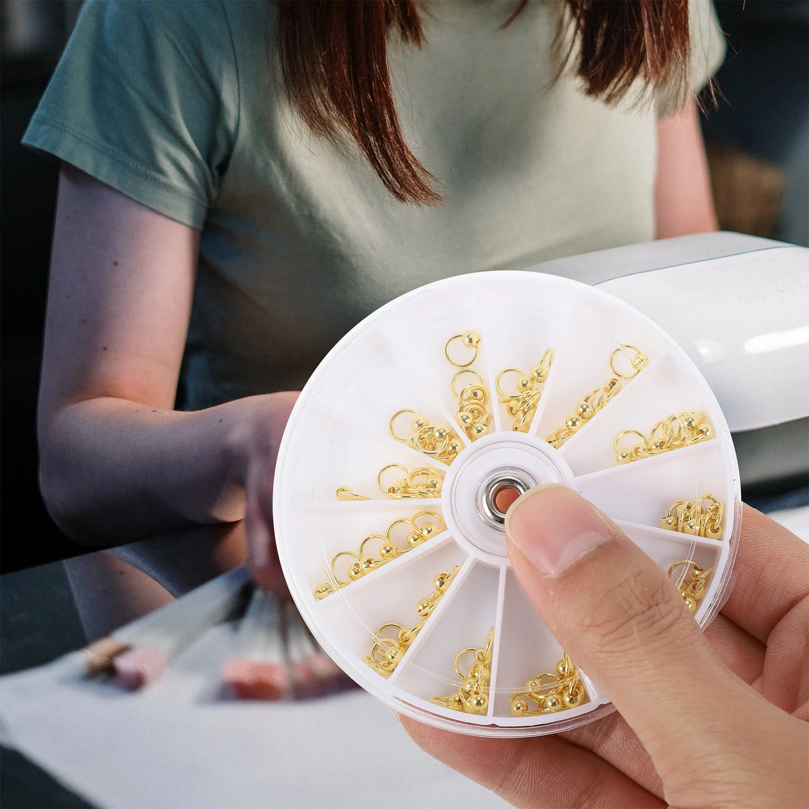 

1Set Alloy Nail Art Hanging Pendants Simple Delicate Decorative Manicure DIY Small Decors Nail Art Accessories Manicure