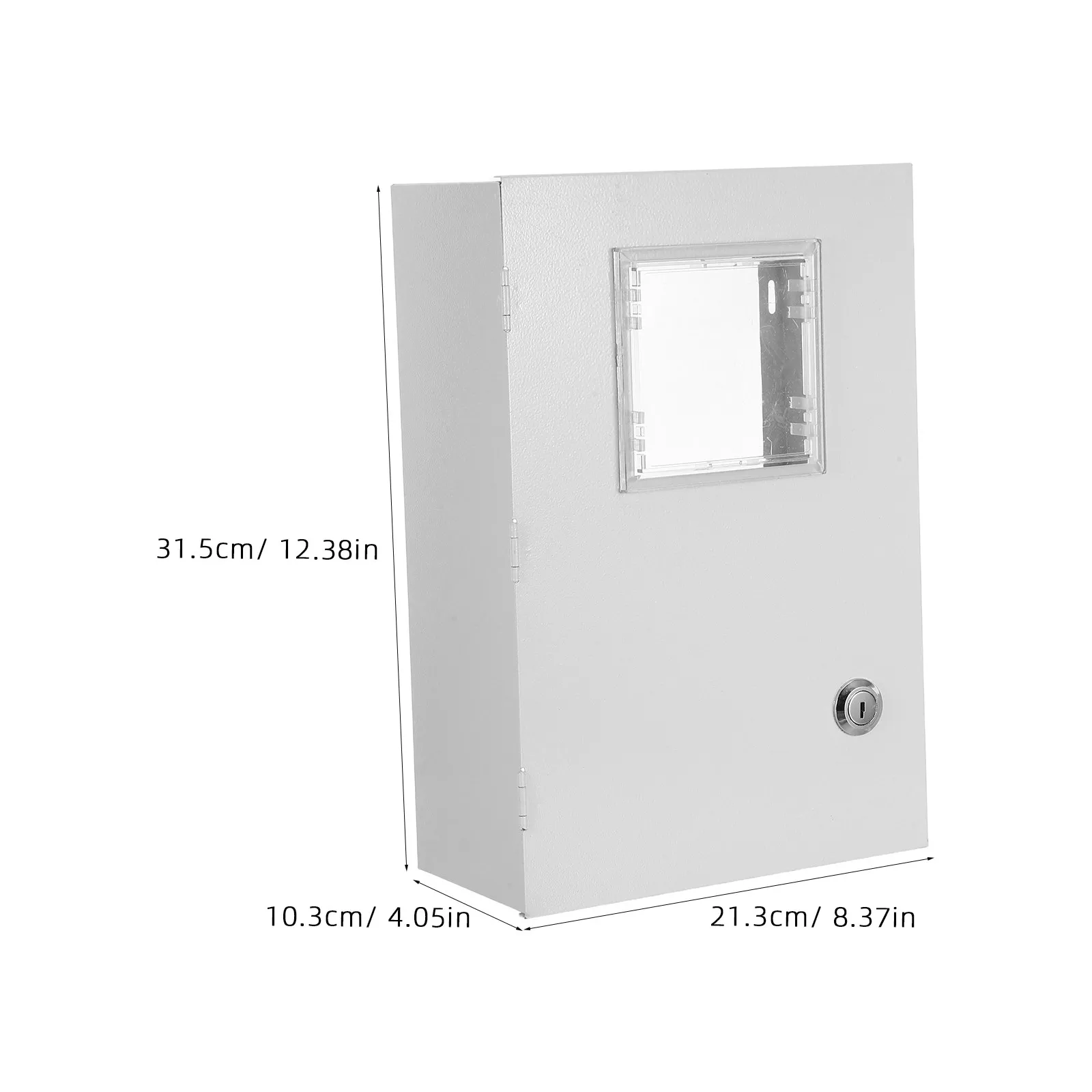 Metal Waterproof Electric Meter Box For Cable Management Builder Enclosure Outdoor Energy Transparent