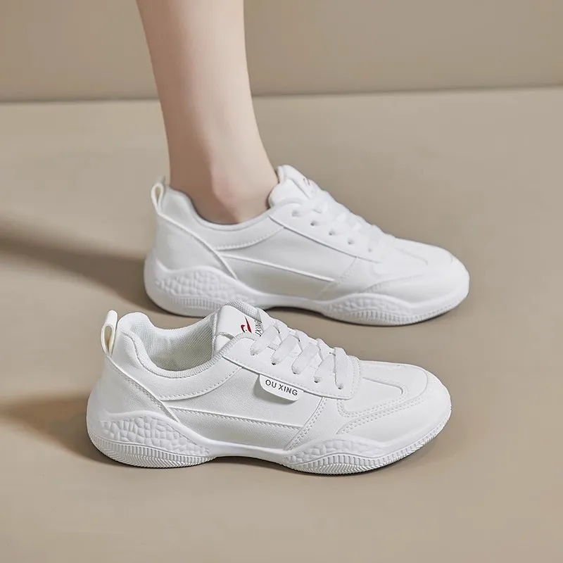 Fashion Mesh Sneakers White Shoes for Women Casual Running GAT Students Girl's shoe Sports Athletic walking Daily Lace Up