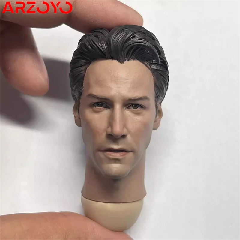 Keanu Reeves Head Sculpt Carimplanted Model, Fit for 12, Male Soldier Action Figure, Body Dolls, En stock, Échelle 1/6