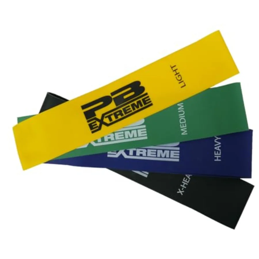 Extreme Mini Band Resistance Loop for Home Workouts - Lightweight Elastic Exercise Bands in Multiple Colors - Portable Durable