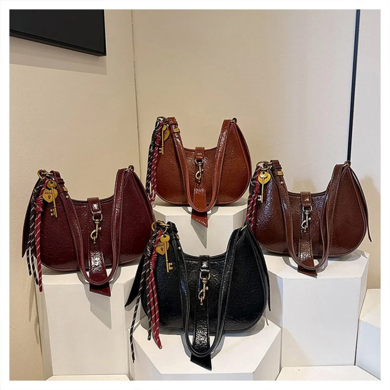 Tas Tote Wanita Mewah Terbuat Dari Kulit Premium Menampilkan Tampilan Komuter Ringan Bergaya Vintage Elegan Paris yang Mewah ​