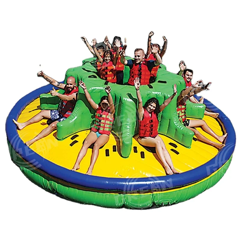

Green Water Sports and Entertainment Inflatable Towable Tube Disco Boat Raft Sea Disco Boat Pulpo Twister Inflatable Disco Boat