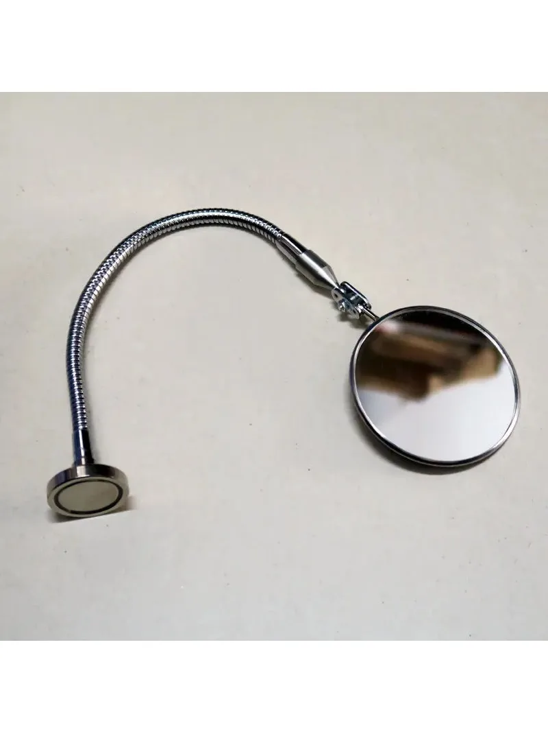 Adjustable Magnetic Inspection Mirror for Auto Repair, Welding & Shipyard Use, Strong Suction Rod Tool