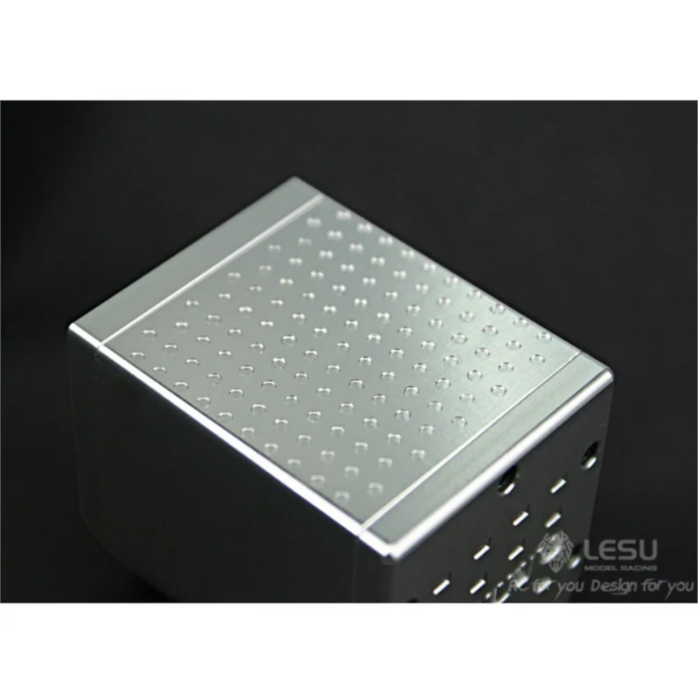 อะไหล่กล่องไอเสียโลหะ LESU สำหรับรถบรรทุกโมเดล Tamiyaya RC ขนาด 1/14 ของเล่นกลางแจ้ง TH02322