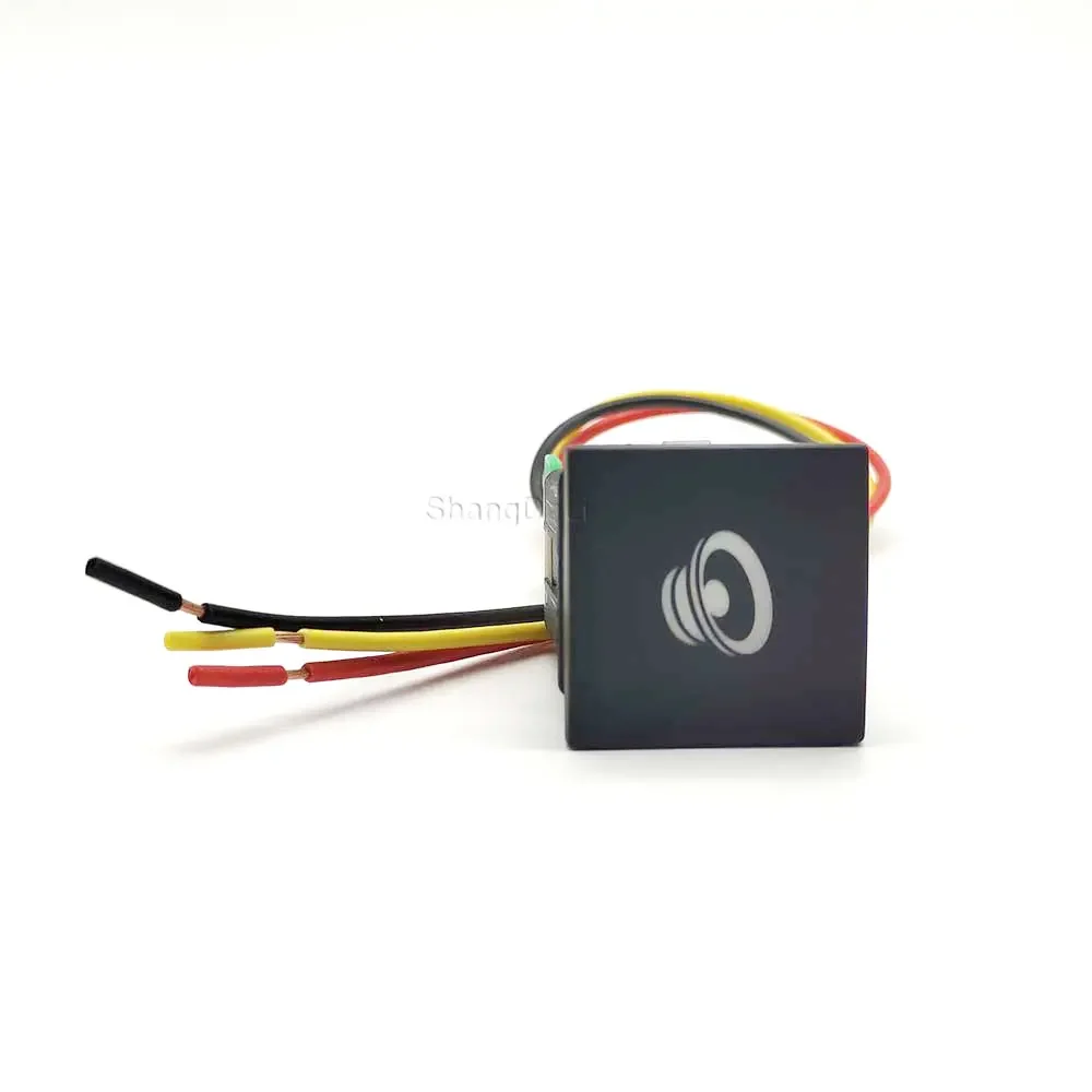 For VW Golf 6 Jetta 5 EOS Scirocco 2006 - 2012 Car LED Light Sound Speakers Switch Button Auto Accessories