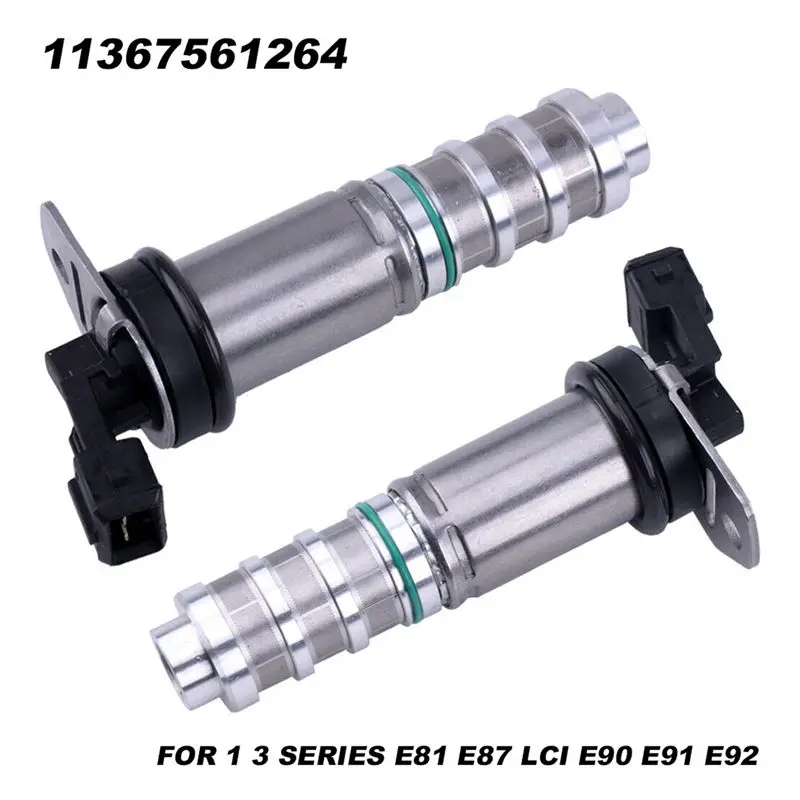 Super Sale 2Pcs Petrol N43 Vanos Camshaft Solenoid Valve for BMW 1 3 Series E81 E87 LCI E90 E91 E92 11367561264 11368605123