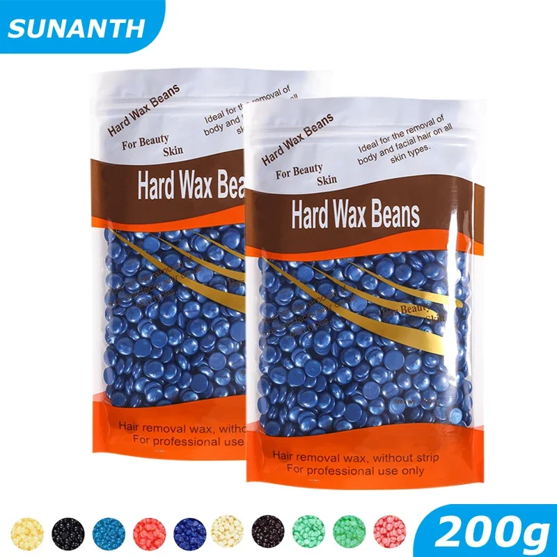 

200g/300g/400g/500g Wax Beans for Wax Heater Hot Film Hard Wax Depilatory Hard Body Hair Removal Bean Waxing