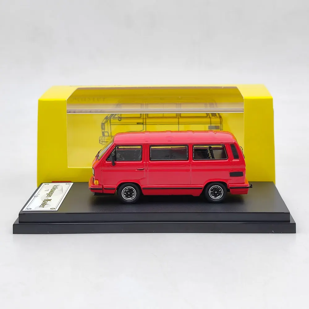 Master 1:64 B32&T3 Multivan 1985 Van Diecast Toys Automodelle Miniaturfahrzeug Hobby Exquisite Geschenke