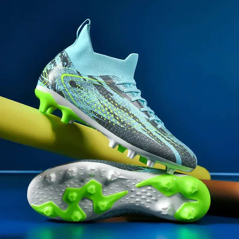 

Multi Scene Use Men Football Shoes Breathable Practical Style Durable Structure Outdoor Training Running Sneakers