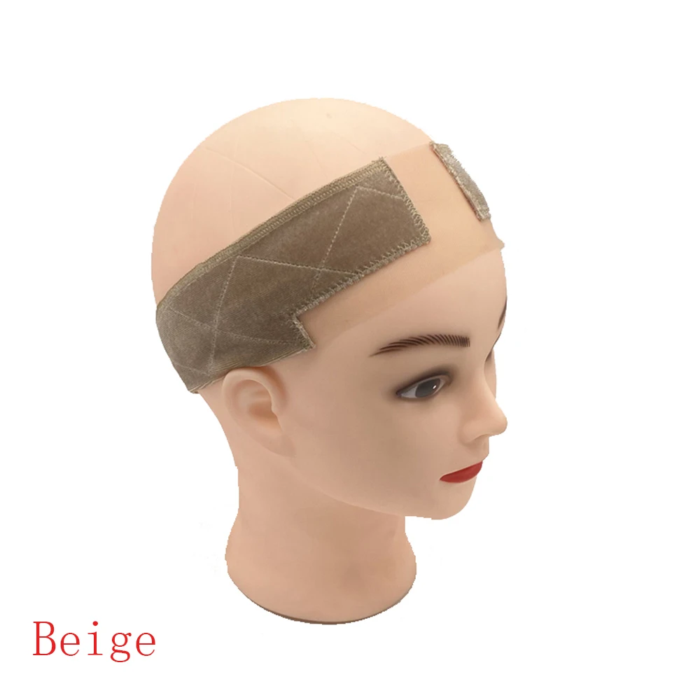 Bufanda de agarre de peluca de terciopelo Flexible con banda elástica ajustable, banda para la cabeza cómoda, accesorios para el cabello, banda