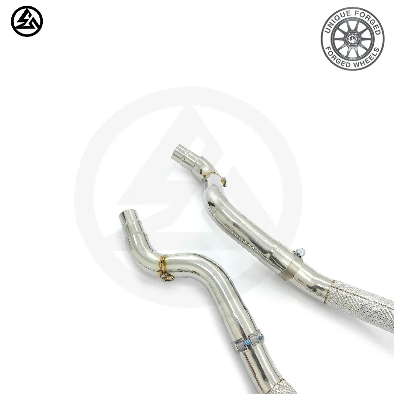 26 StyleHigh Quality Exhaust Downpipe For Jaguar F-type F-pace 3.0T SS304 Auto Performance Parts Headers
