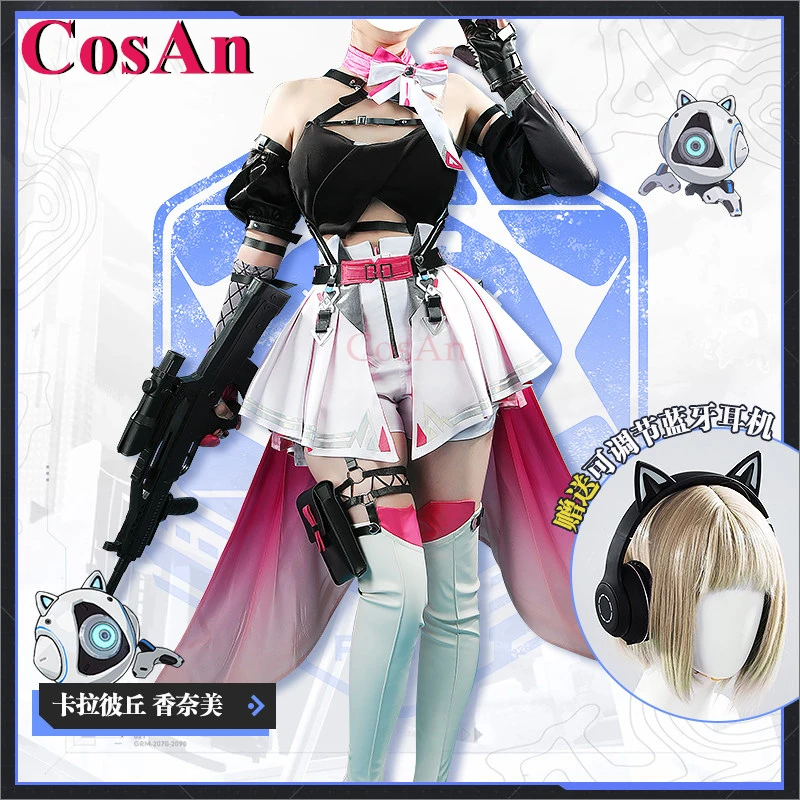 【Personalizado】CosAn juego Strinova Kanami disfraces de Cosplay dulce y encantador vestido de uniforme Unisex fiesta de Halloween ropa de juego de rol